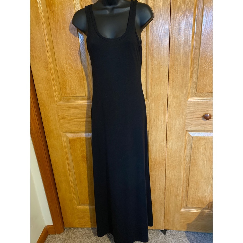 Black maxi dress